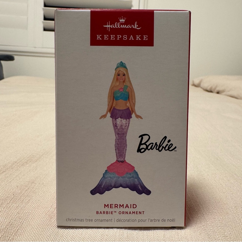 2024 Hallmark Keepsake Light Up Barbie Mermaid Ornament
